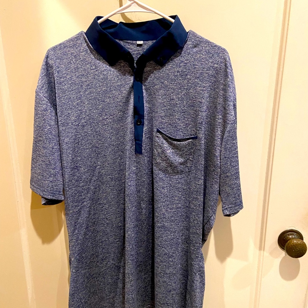 XXL State & Liberty Blue Polo